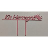 Kis hercegnő tortadísz
