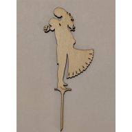 Vintage esküvői tortadísz, emelős