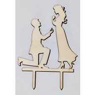 Tortadísz eljegyzésre