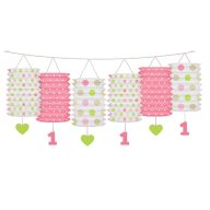 1. évszámos lampion füzér kislányos (3, 6 m)