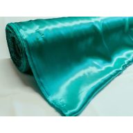 Sötét mentazöld szaténselyem (1,5 m széles)