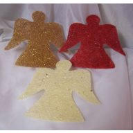 Szizál angyalka girland (1, 8 m) fehér vagy piros