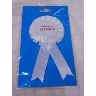 Született feleség kitűző (rozettás)