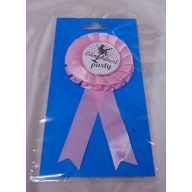 Lánybúcsú party kitűző (rozettás)