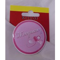 Kitűző menyasszony (6 cm)