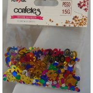 40. évszámos konfetti, színes (15 gr.)