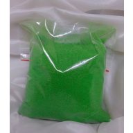 Dekorhomok finomszemű, 500 gr., zöld - 18 C