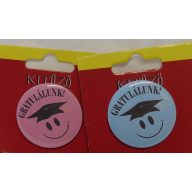 Ballagási kitűző (4,5 cm) kék vagy pink