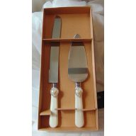 Esküvői tortaszett szivecskékkel (kés+lapát)