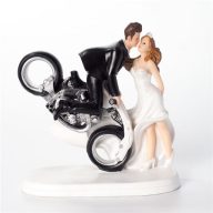 Motoros ifjú pár tortadísz (921456)