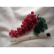 Szőlőfürt gumi, 36 szemes, piros (16 cm)