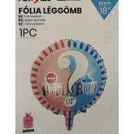 Boy or girl? fólia lufi (45 cm) - 622372