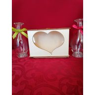 Gravírozott homokszóró szett szív ablakkal