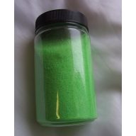 Dekorhomok élénkzöld (400 gr.) - finomszemű