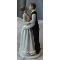 Ifjú pár tortadísz - 1041 (14 cm)