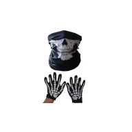 Csontvázas kesztyű+maszk