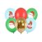 Télapós lufi szett (6 db)