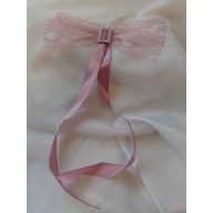 Székhuzat dísz csipke, mályva (20x30 cm)