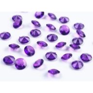 Gyémánt dekorkő s.lila (100 db), 1, 2 cm -