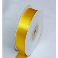 1, 2 cm-es szatén szalag (22 m) citromsárga