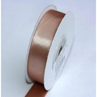2,5 cm-es szatén szalag (22 m) bézs (472)