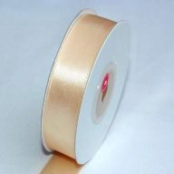 1, 2 cm-es szatén szalag (22 m) ekrü (074)
