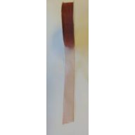 Organza szalag (0,6 cm x 22,86 m) bronz - 472