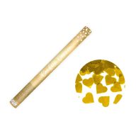 Konfetti ágyú arany szívvel (60 cm)