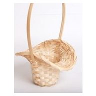 Sziromszóró kosár, natúr