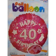 Fólia lufi 40. szülinapra - 19431 - 18