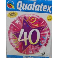 Fólia lufi 40. szülinapra - 15240