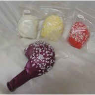 Lufi, rózsamintás (10 db)