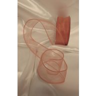 Organza szalag drótos széllel (3, 8 cm x 10 m) - 17693