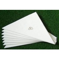 Gyűrűs szalvéta, fehér (50 db/cs)