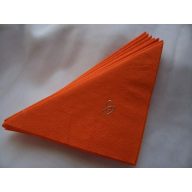 Gyűrűs szalvéta narancs (50 db/cs)