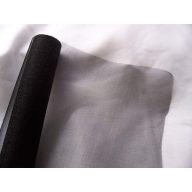 Fekete 23,5 cm x 10 m organza