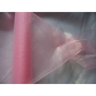 Rózsaszín organza (23,5 cm x 10 m)