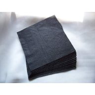 33x33 cm szalvéta (50 db/cs) fekete, 2 rétegű
