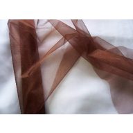 Barna organza (23,5 cm x 10 m)
