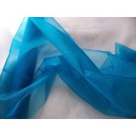 Türkizkék organza (23,5 cm x 10 m)