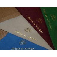 Névre szóló szalvéta gyűrűvel