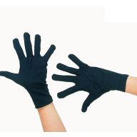 Rövid fekete kesztyű - 03070