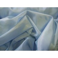 Világoskék selyem dekoranyag 150 cm széles (méterre)