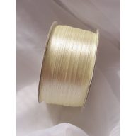 0, 3 cm szatén szalag krém (45m) - 076