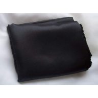 Fekete szaténselyem (1,5 m széles)