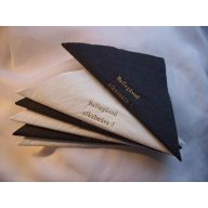 Ballagási szalvéta 12 db (6 fehér+ 6 fekete)