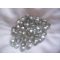 Ezüst dekorkő, dekorkavics (kb. 100 db/cs), 2 cm