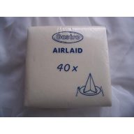 Textil hatású, fehér szalvéta (40x40 cm) - 50 db - 89100