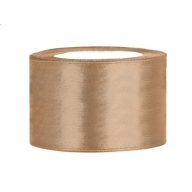 3, 8 cm-es szatén szalag (25 m) arany (019J)