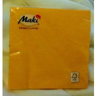 33x33 cm szalvéta, 3 rétegű (20 db/cs) pasztel sárga